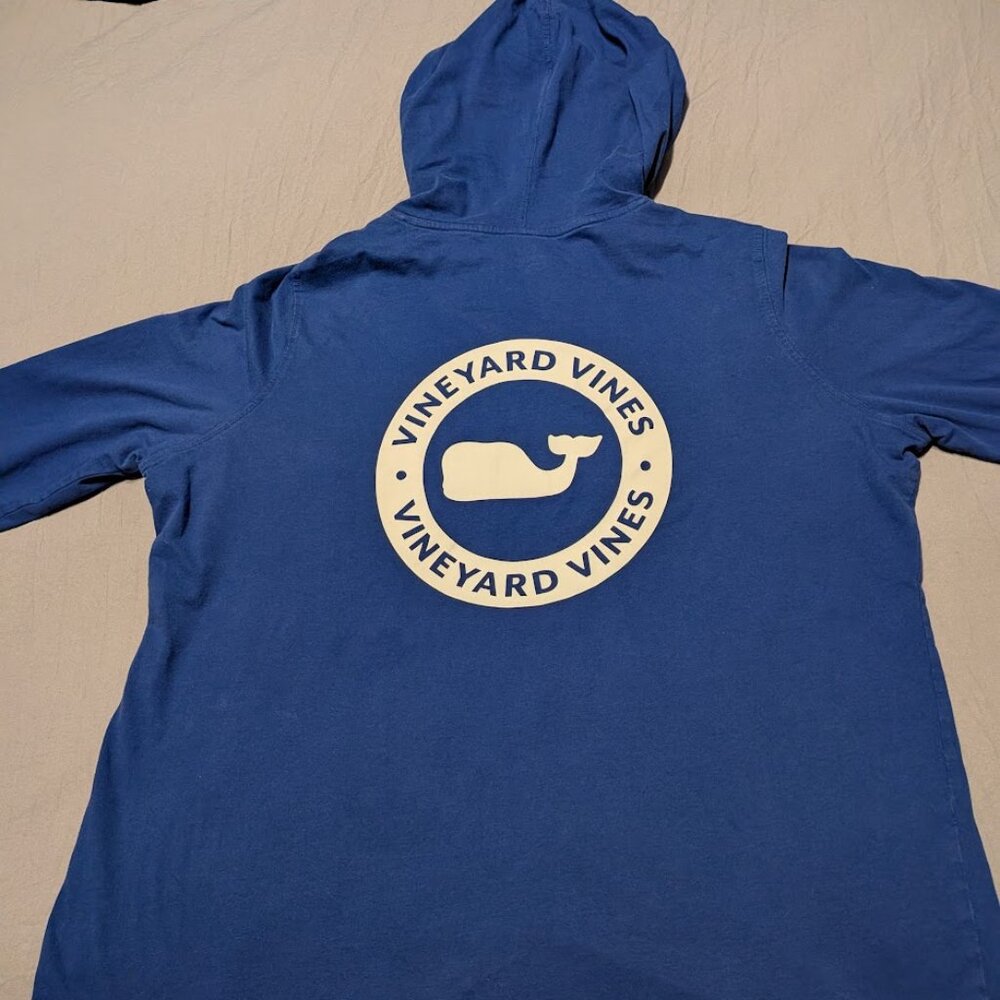 Vineyard Vines Long Sleeve Logo Hoodie T-Shirt X-Large